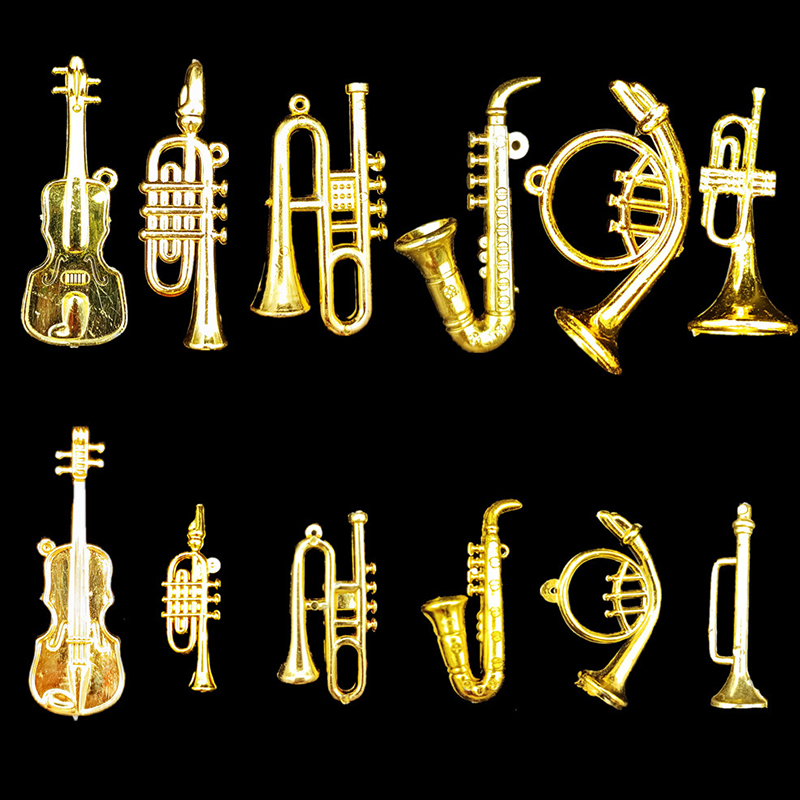 Musical Instrument Of - 5/10/20PCS Assorted Styles Gold Color Mini