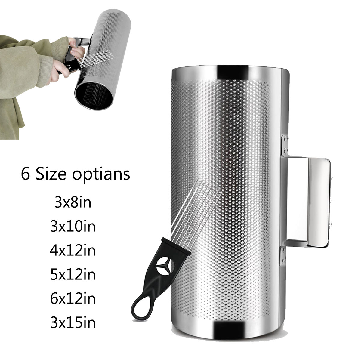 Guiro Scraper Instrument - Miwayer Musical Stainless Steel Guiro Instrument