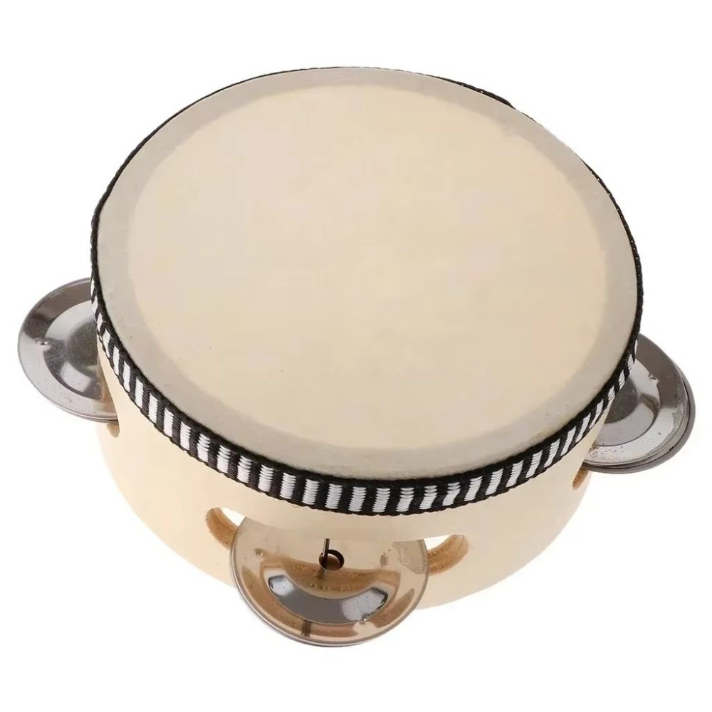 Musical Instrument Kids - 4/6/8/10 Inch Hand Held Drum Metal