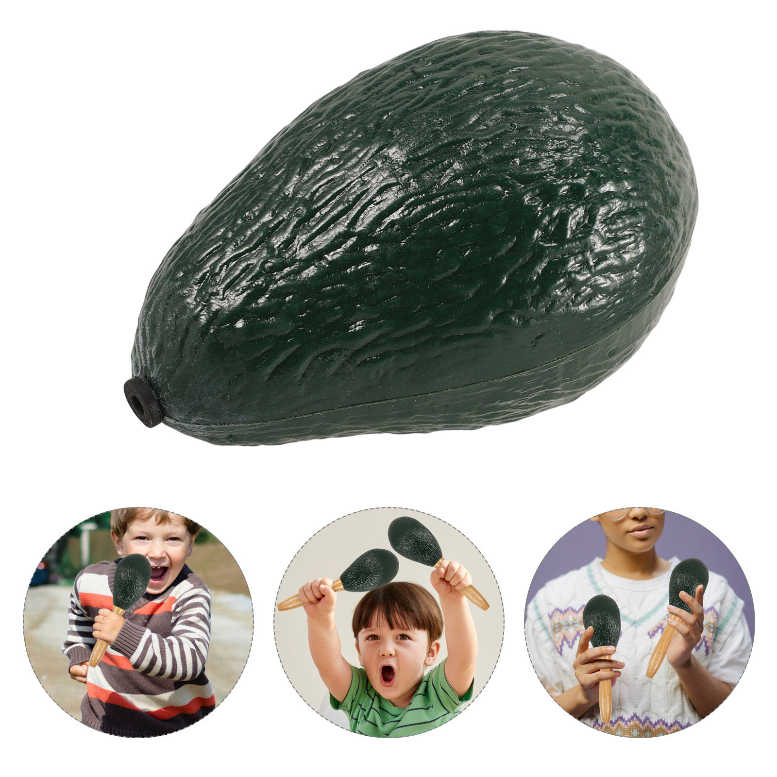 Musical Instrument For Toddlers - Fruit Shaker Maracas Avocado Toddler Musical
