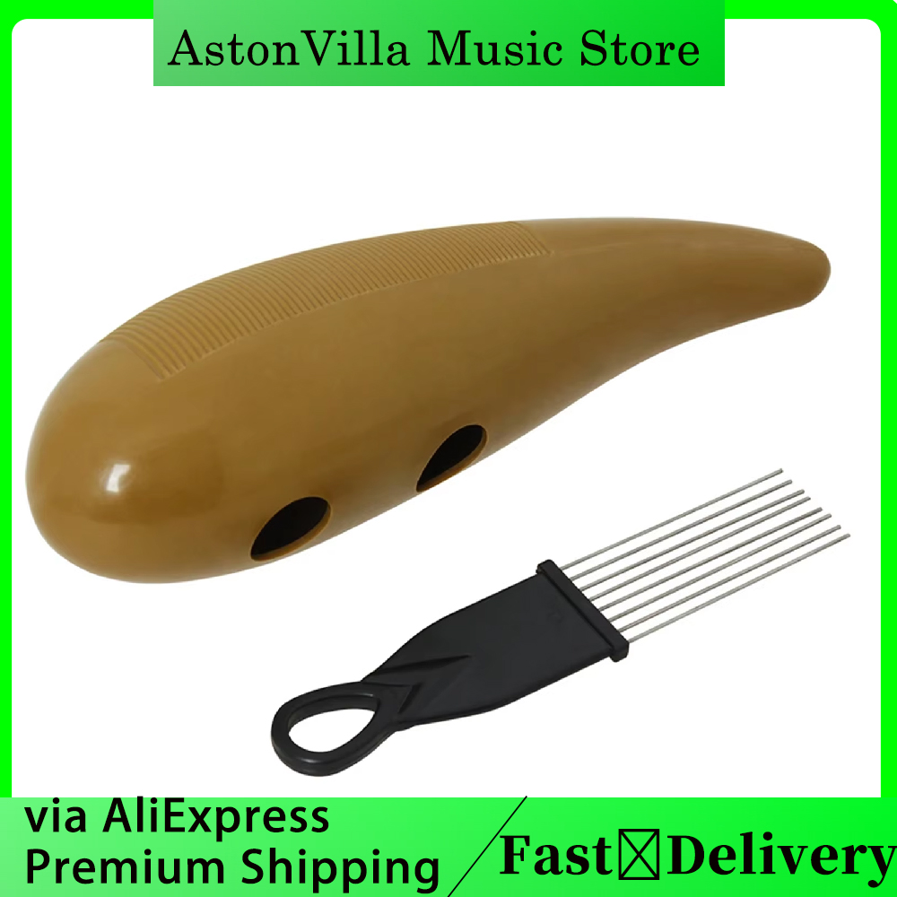 Guiro Scraper Instrument - Plastic Coffee Scraper Guiro Percussion Instrument｜Merengue/Salsa