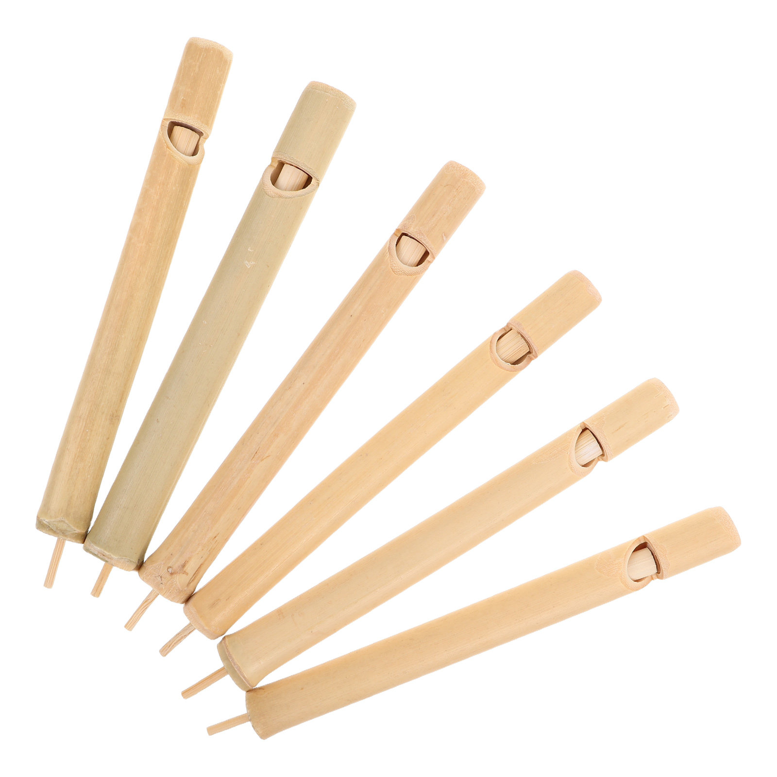 Musical Instrument Kids - 6Pcs Children's Bird Call Wooden Flutes