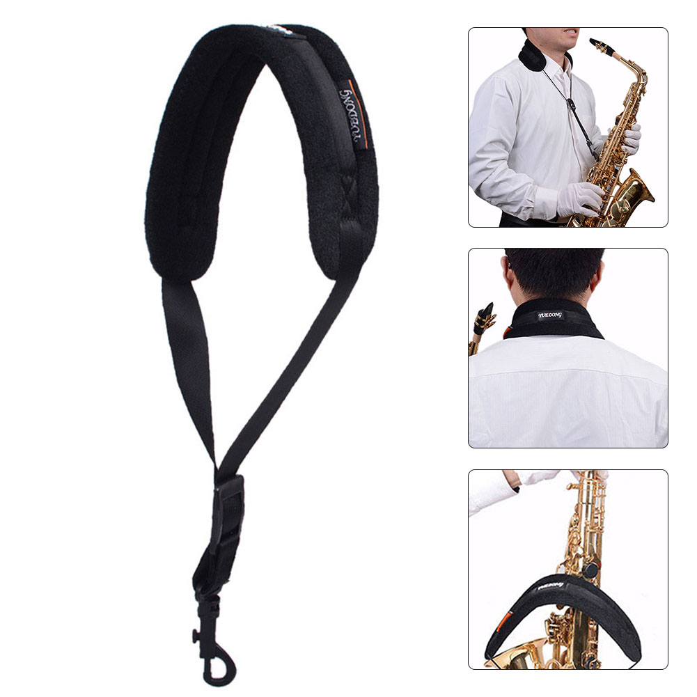 Musical Instrument Bazooka - Adjustable Saxophone Neck Strap Comfortable Breathable