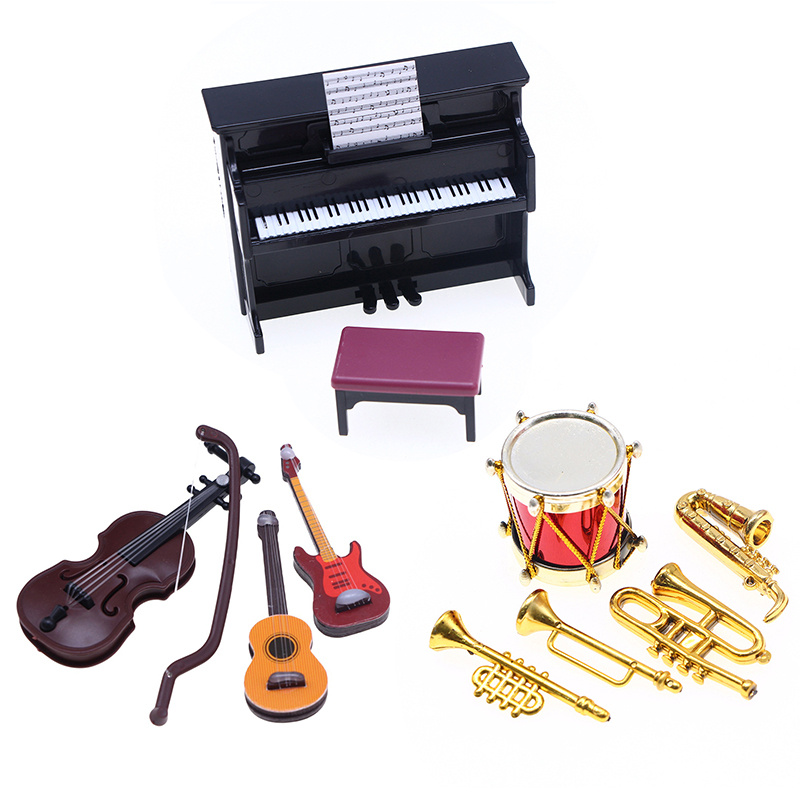 1:12 Dollhouse Miniature Class - Musical Instrument Manufacturers 评论和价格