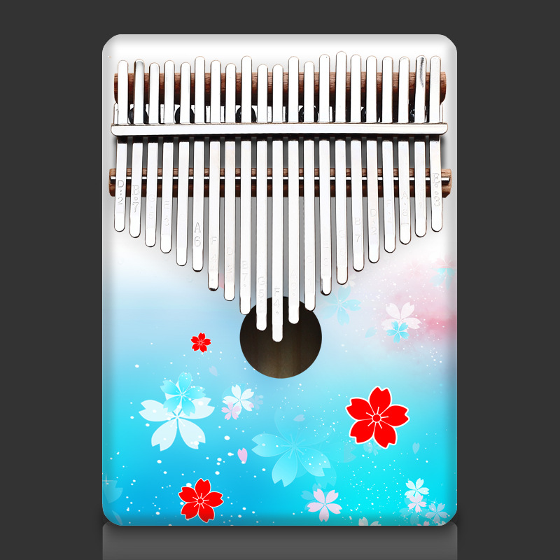 Colorful 21 Key Kalimba Kids C - Musical Instruments Cartoon 评论和价格