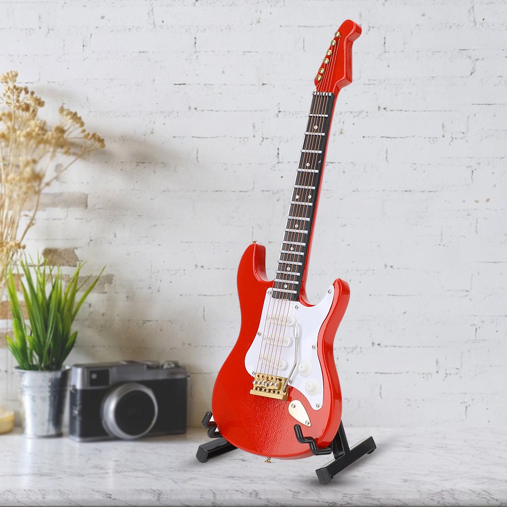 Miniature Red Electric Guitar  - Musical Instrument Of 评论和价格