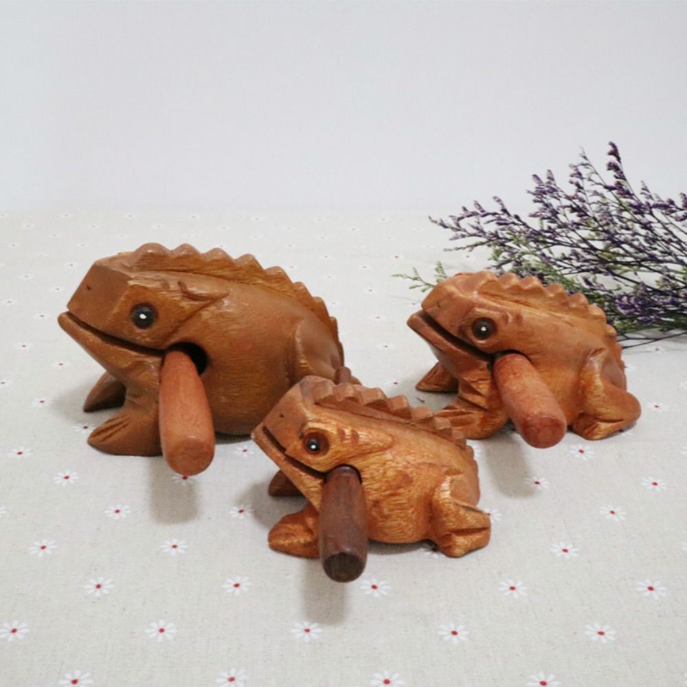 Portable Wooden Frog Guiro Ras - Musical Instrument Manufacturers 评论和价格