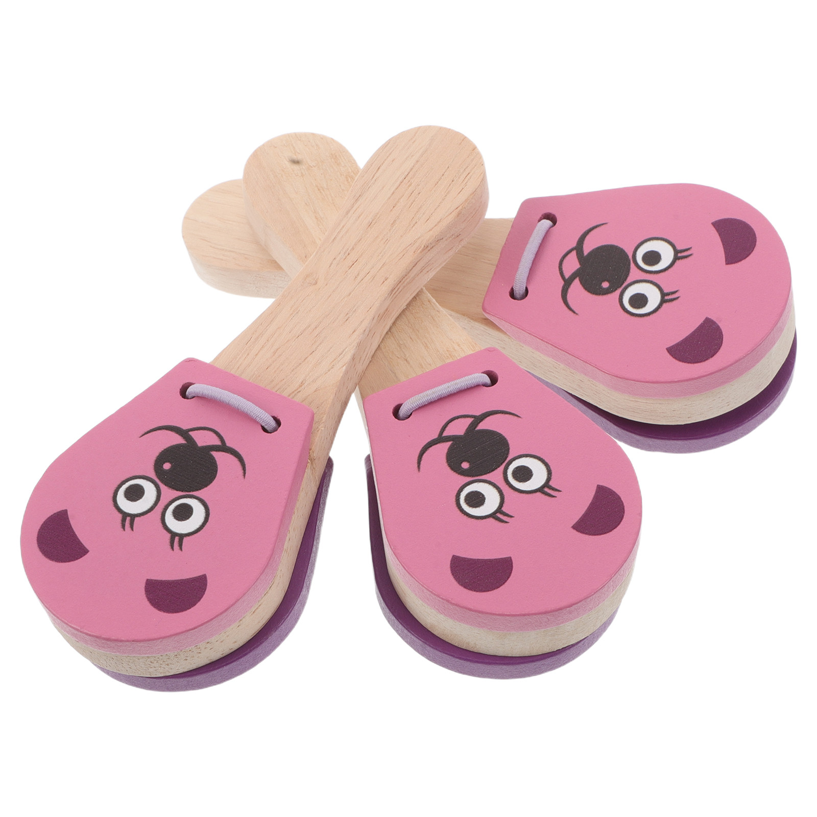 3Pcs Wooden Baby Musical Casta - Musical Instrument For Babies 评论和价格