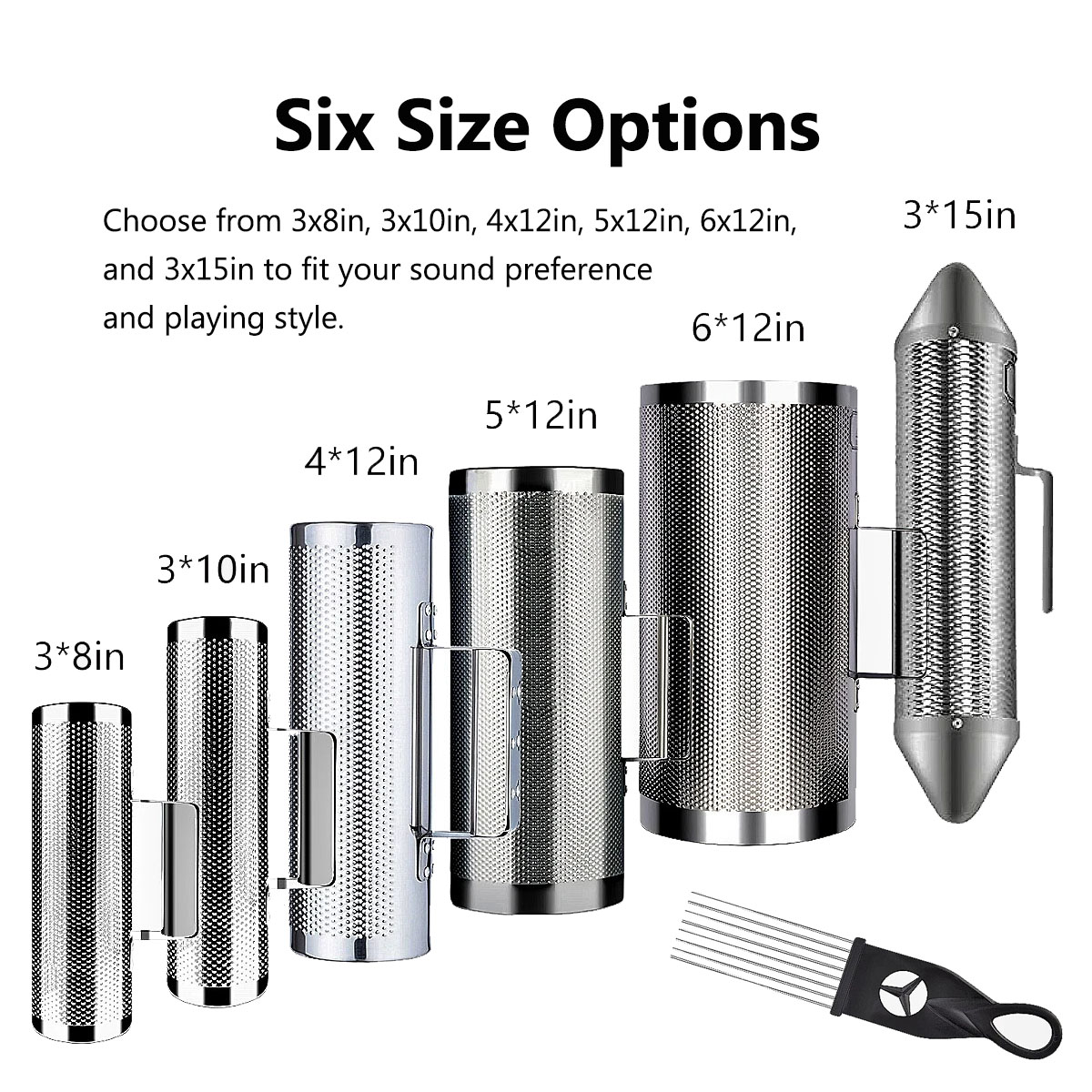 Miwayer Musical Stainless Stee - Guiro Scraper Instrument 评论和价格