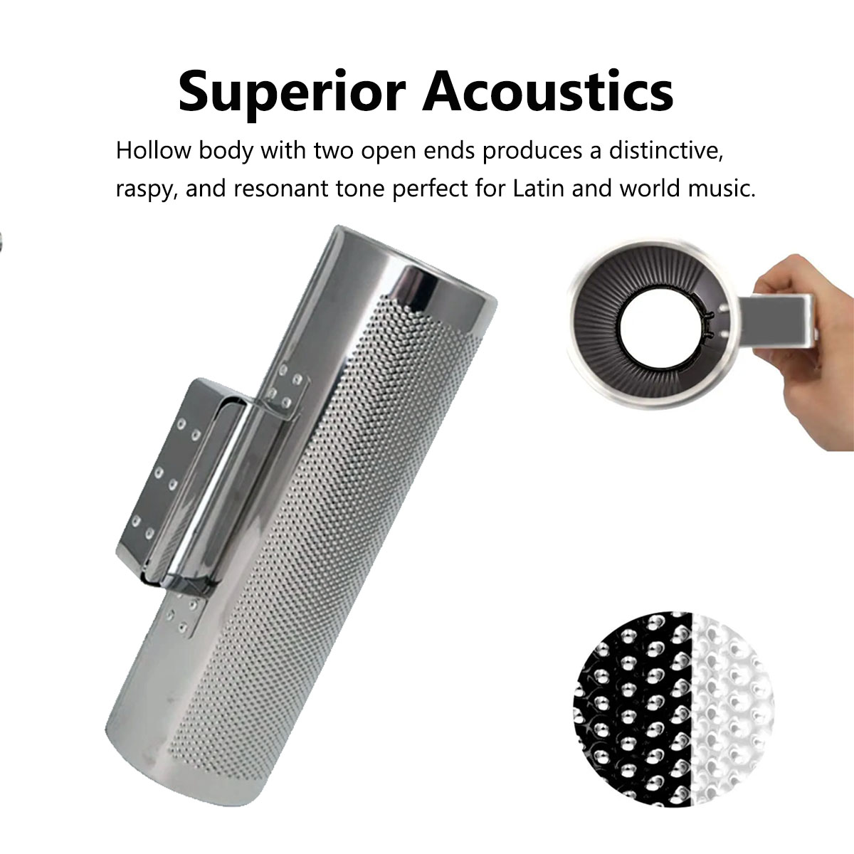 Miwayer Musical Stainless Stee - Guiro Scraper Instrument 评论和价格