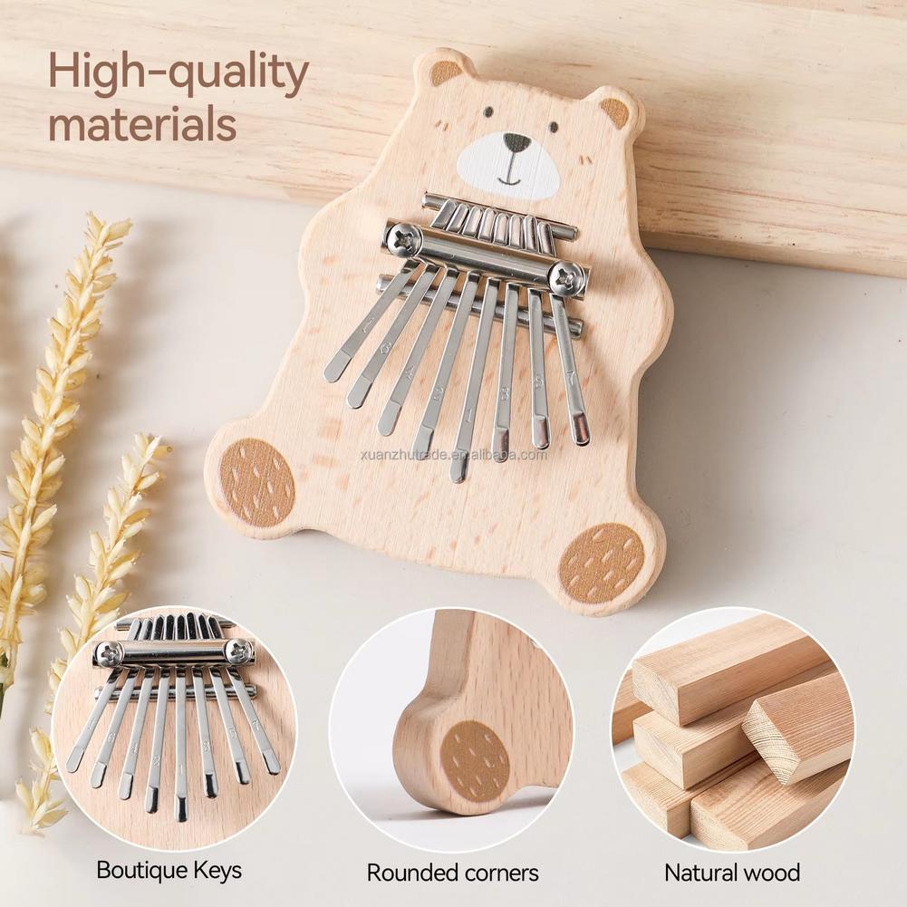 8 Key Mini Kalimba Portable Th - Musical Instrument For Babies 评论和价格