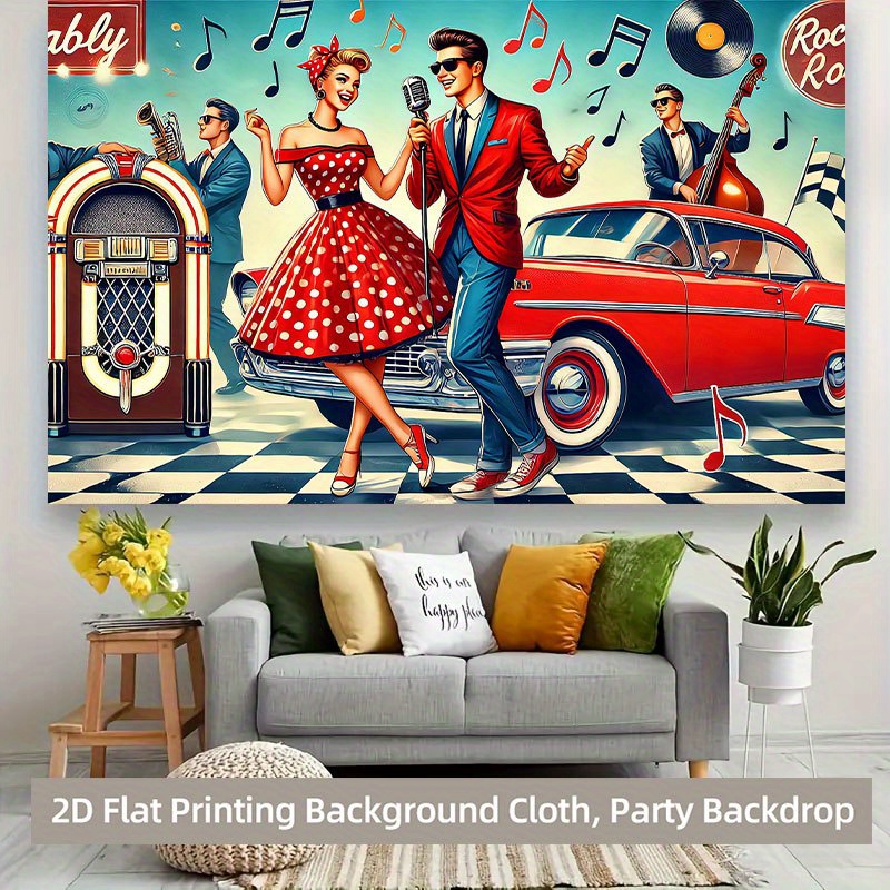 2D flat, 1pc retro music party - Musical Instrument Gong 评论和价格