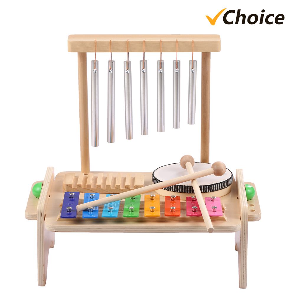 Wind Chime Combination Kids Dr - Guiro Scraper Instrument 评论和价格