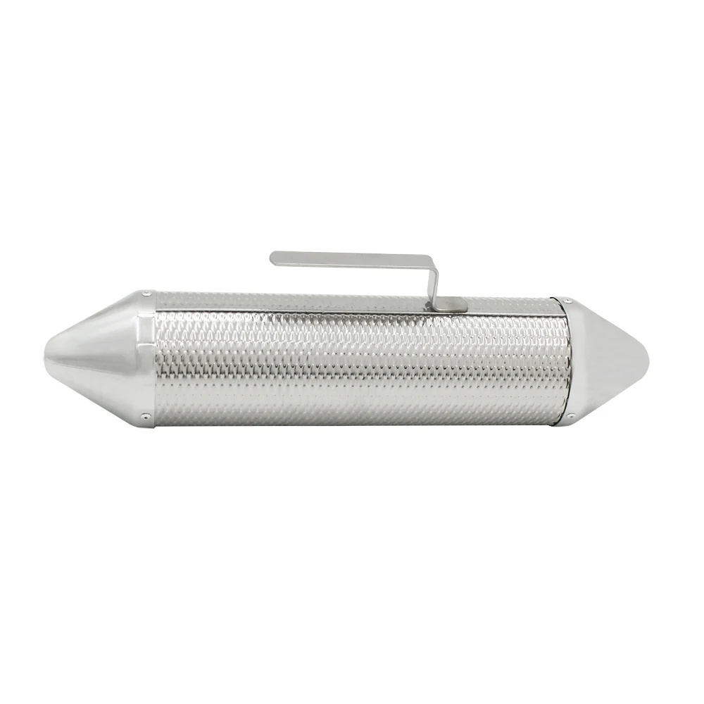 Scraper Barrel Silver Metal Gu - Guiro Scraper Instrument 评论和价格