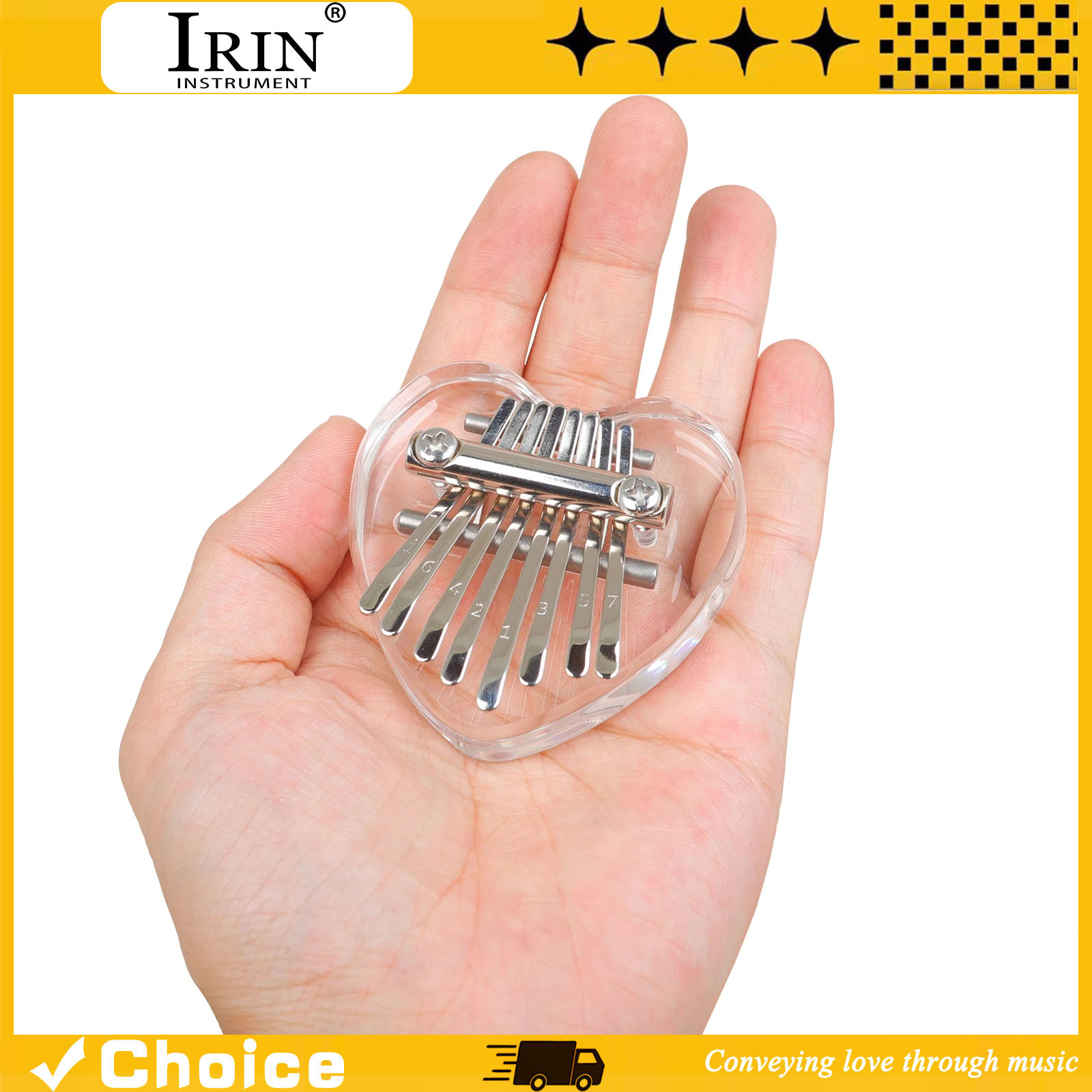 8-Key Kalimba Mini Thumb Piano - Musical Instrument Kids 评论和价格