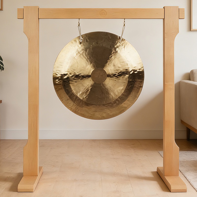 Solid Wood Bolded Gong Stand P - Musical Instrument Gong 评论和价格