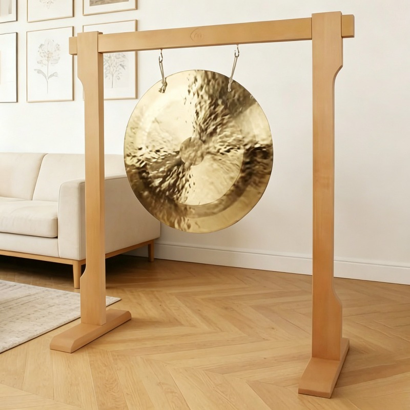 Solid Wood Bolded Gong Stand P - Musical Instrument Gong 评论和价格