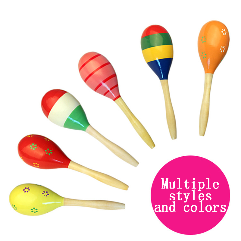 Sand Hammer Wooden Children Or - Musical Instrument For Babies 评论和价格