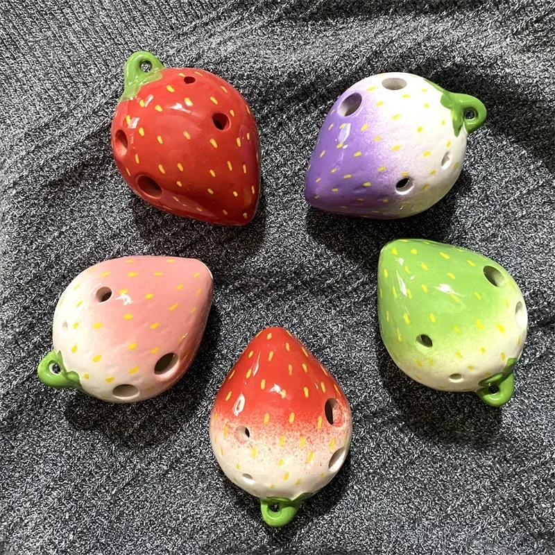6 Holes Ocarina C Key Orff Ins - Musical Instrument For Babies 评论和价格