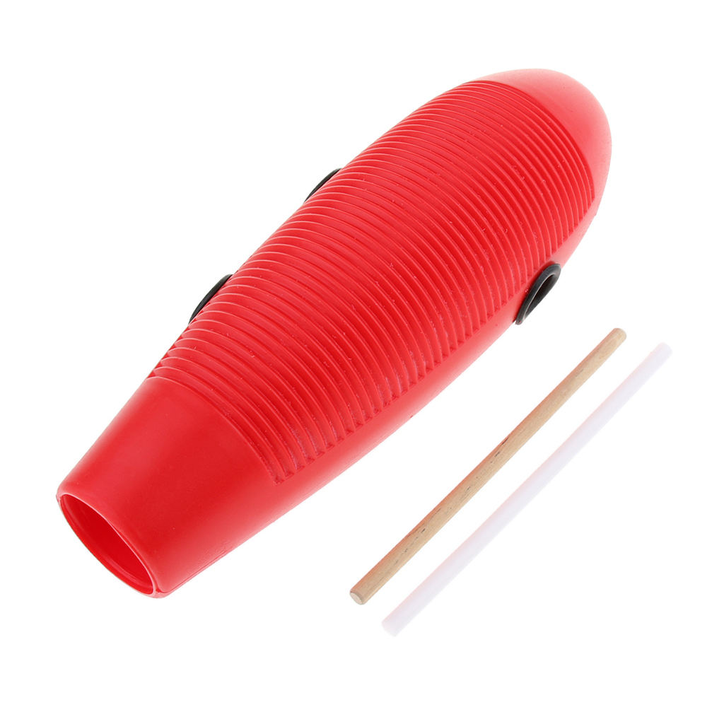 Guiro With 2 Scrapers, Latin P - Guiro Scraper Instrument 评论和价格