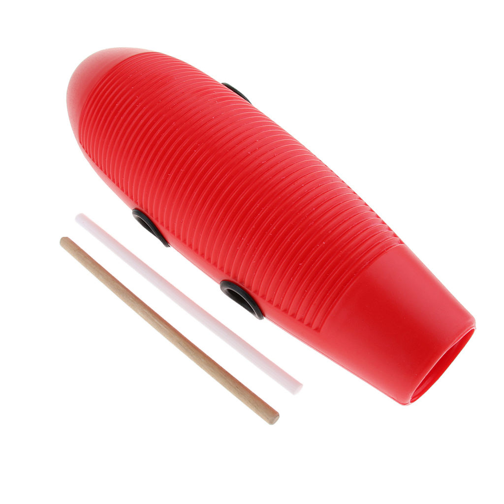 Guiro With 2 Scrapers, Latin P - Guiro Scraper Instrument 评论和价格