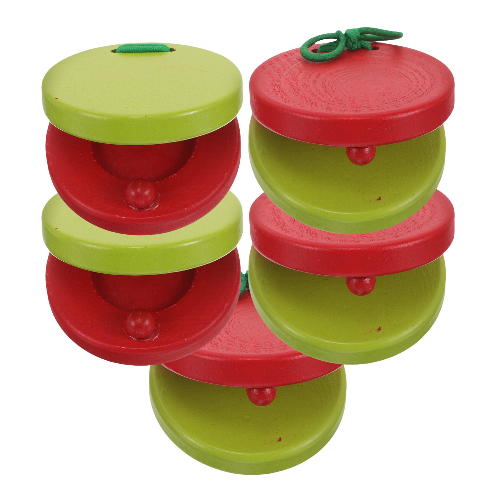5Pcs Round Wooden Castanets Ca - Musical Instruments Cartoon 评论和价格