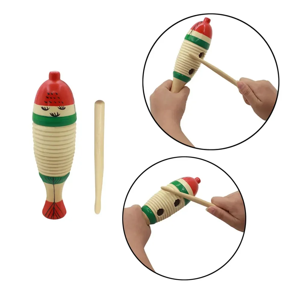 Wooden Fish Game Orff Percussi - Musical Instrument For Babies 评论和价格