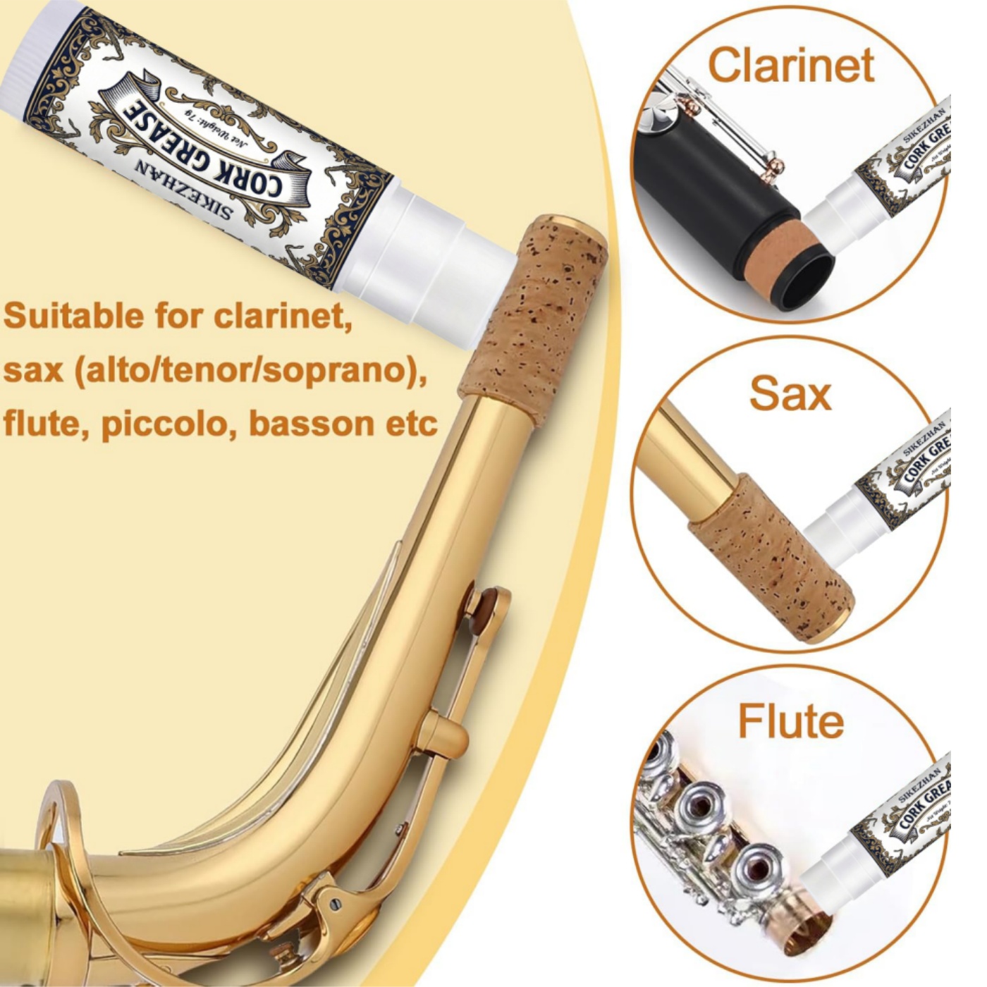 Premium Cork Grease for Clarin - Musical Instrument Bazooka 评论和价格