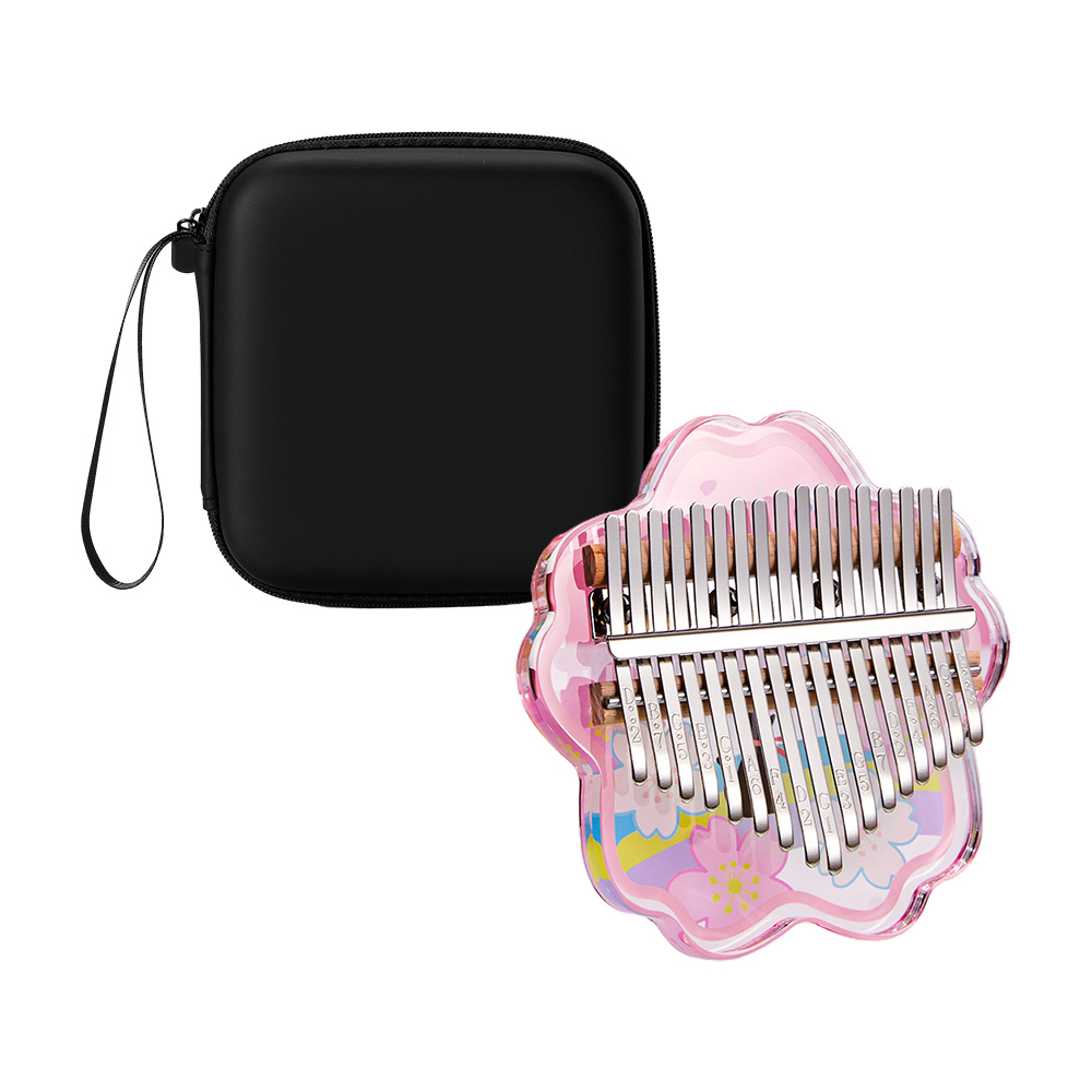 Mini Thumb Piano 17 Keys Porta - Musical Instruments Cartoon 评论和价格