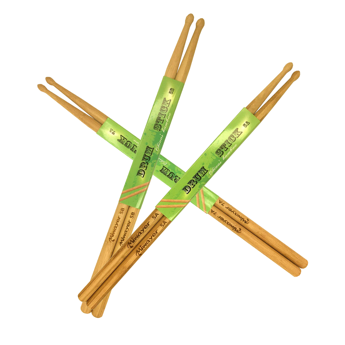 Miwayer 6 Inch Bamboo Drum Sti - Musical Instrument Gong 评论和价格