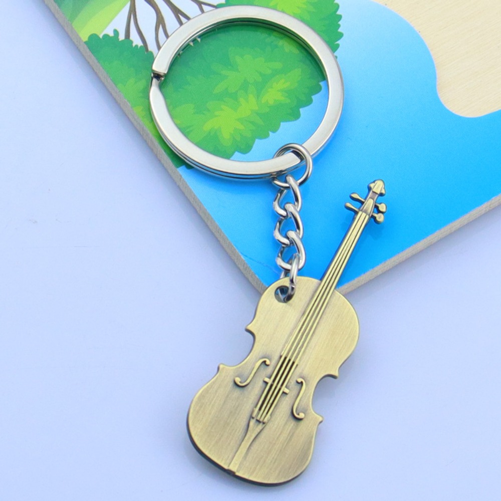 Cool Metal Guitar Key Chain Cl - Musical Instruments Cartoon 评论和价格