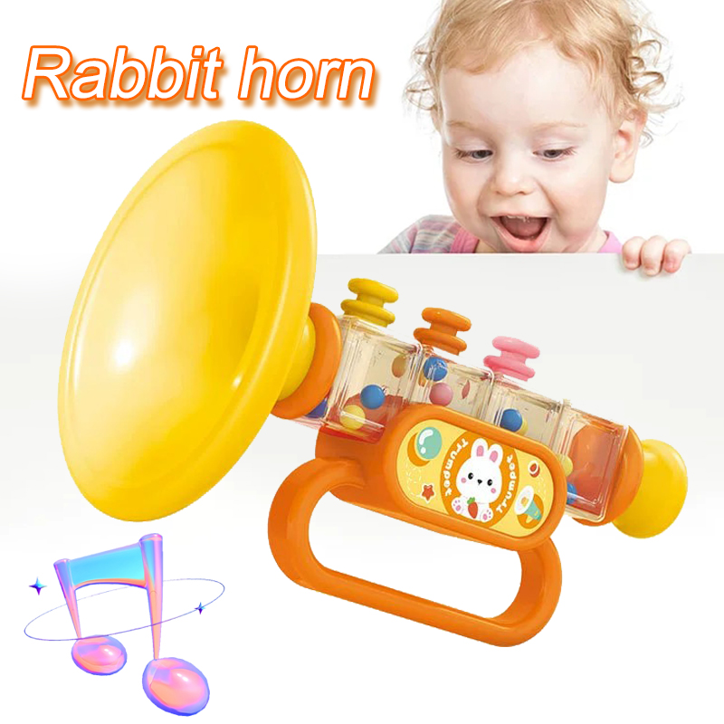 Cartoon Rabbit Trumpet Mini Mu - Musical Instruments Cartoon 评论和价格