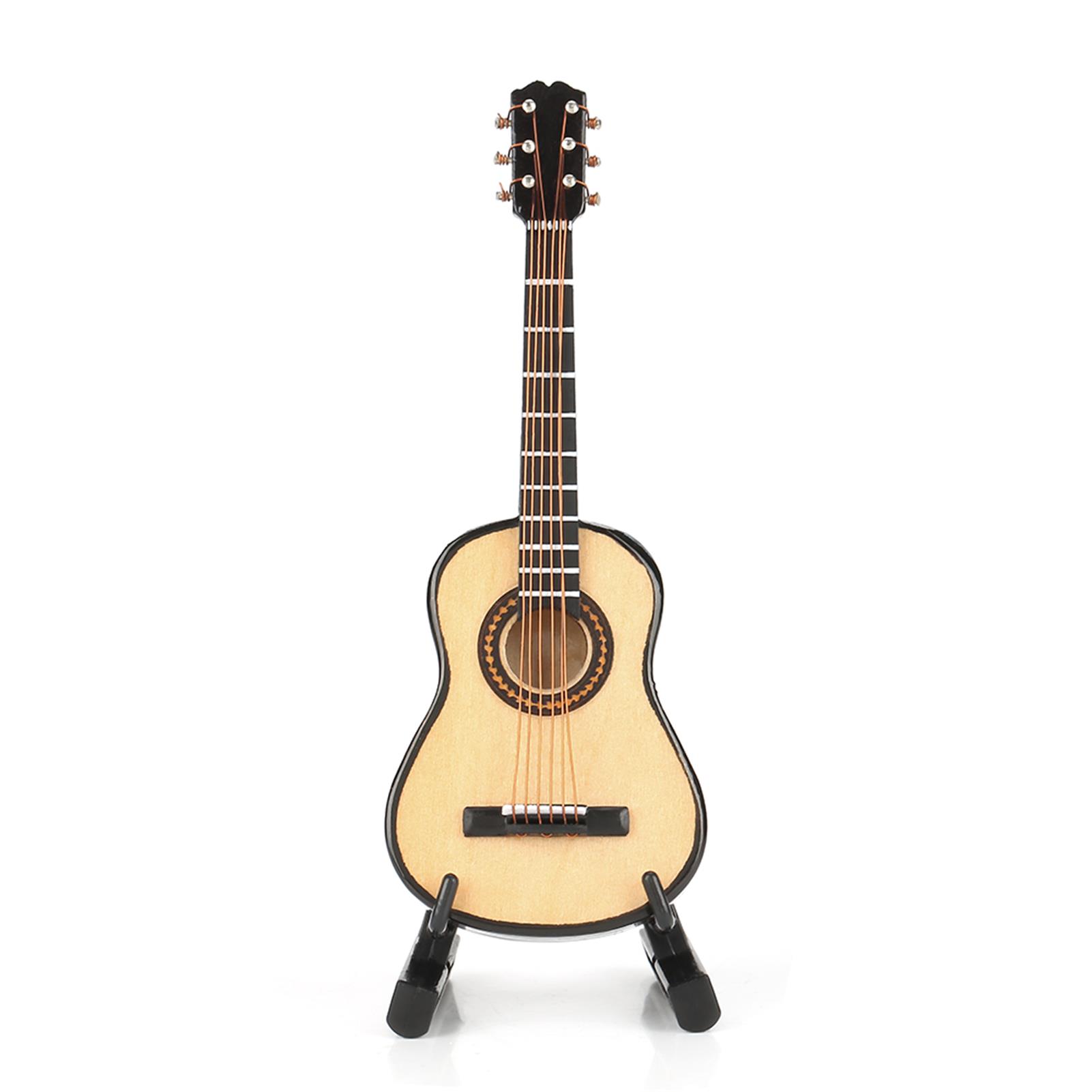 10cm Wooden Guitar Model Minia - Musical Instrument Manufacturers 评论和价格