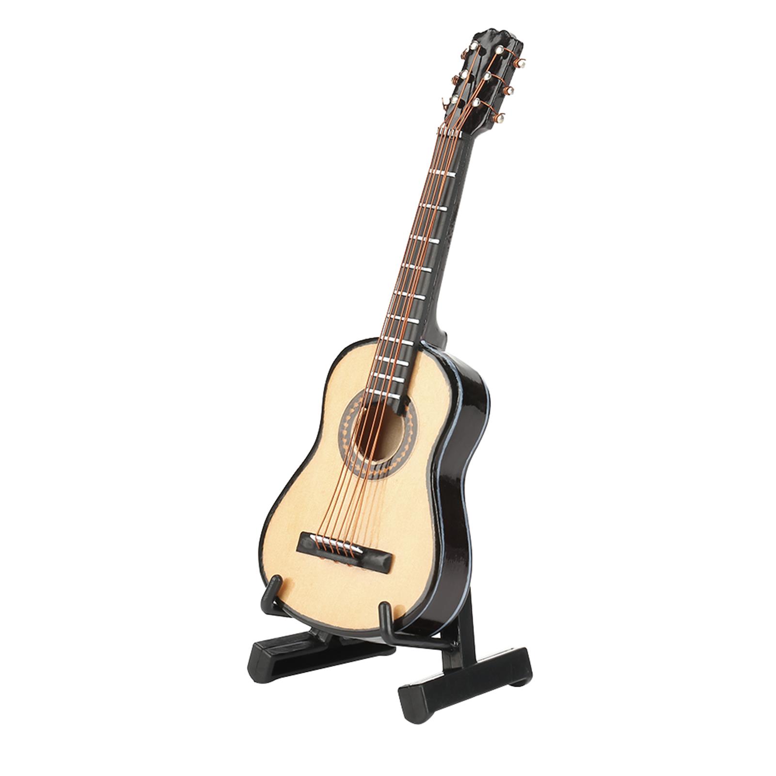 10cm Wooden Guitar Model Minia - Musical Instrument Manufacturers 评论和价格
