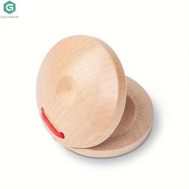 1PCS Castanets Wooden Castanet - Musical Instrument For Toddlers 评论和价格