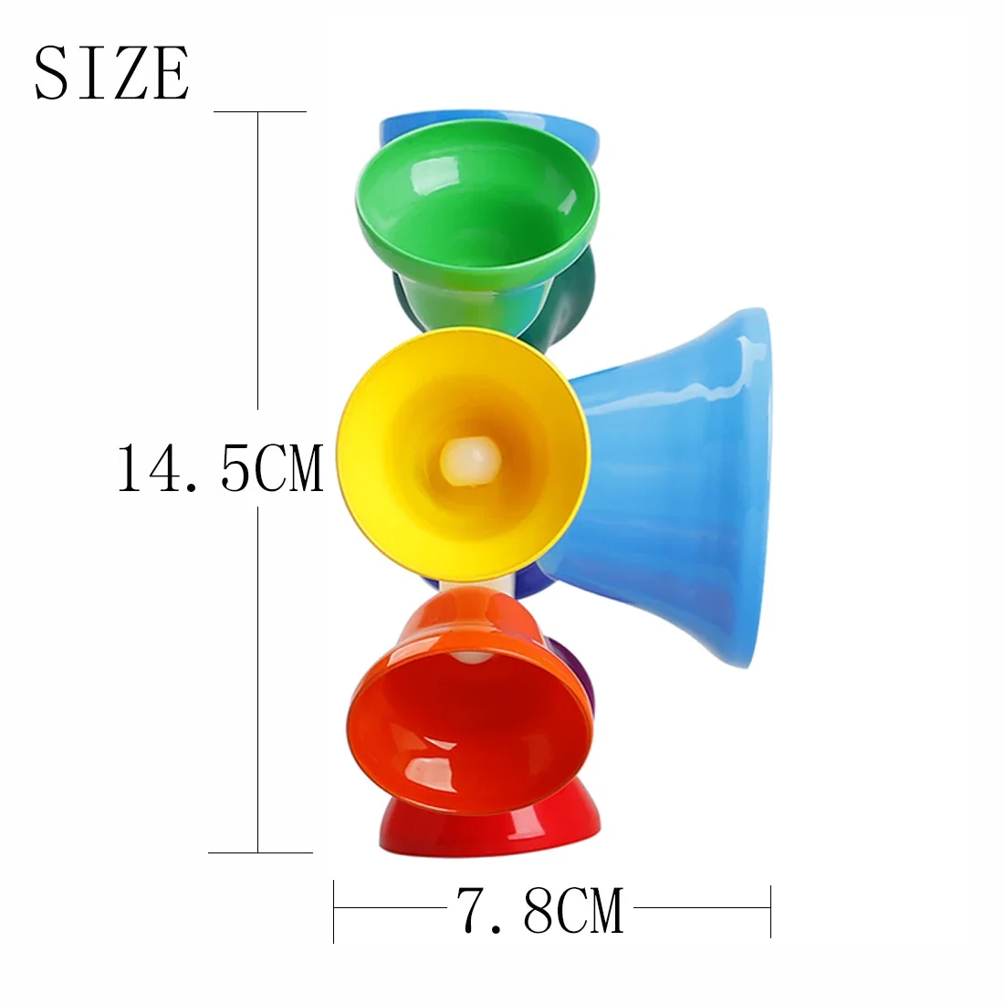Orff 8-Note Hand Bell Rotating - Musical Instrument For Babies 评论和价格